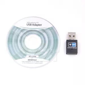 JEDEL 300mbps USB WIFI Dongle 802.11 B G N Wireless Adapter With Driver CD UK - Picture 1 of 4