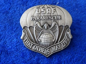 Insignia Ala Fuerza Aérea PARA Jumper Pararescate Aerotransportado "Para que otros puedan vivir" - Imagen 1 de 3