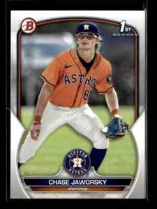2023 Bowman Draft Paper Chase Jaworsky Houston Astros 1st #BD-45 5 Card Lot - Bild 1 von 1