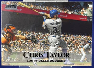 Tarjeta paralela #200 Topps Stadium Club 2019 Chris Taylor La Dodgers Black Foil - Imagen 1 de 2