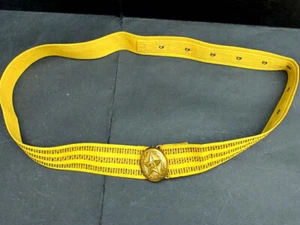 Genuine Unworn USSR Army Officer's Parade Uniform Belt Brass Buckle Length 105cm - Picture 1 of 7
