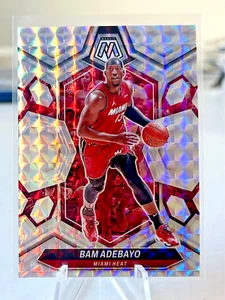 2023-24 Panini Mosaic Bam Adebayo Silver Mosaic Prizm #26 Heat - Picture 1 of 2