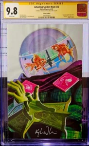 Spider-Man #23 CGC 9.8 Ross Timeless Variant Mysterio Fish Bowl by Kyle Willis - Picture 1 of 2