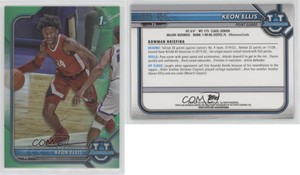 2021-22 Bowman University Aqua Refractor /250 Keon Ellis #75