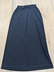 Banana Republic Maxi Skirt Womens XS Black Stretch Pull On Elastic Waist Casual