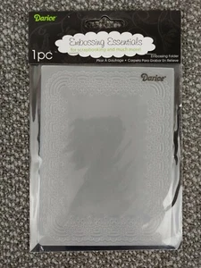 Darice Embossing Essentials Folder 1217-48 Doily Lace Hobby Craft Scrapbooking - Picture 1 of 9