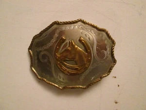 Rock Moon Nickle Silver Denver Belt Buckle - Picture 1 of 3