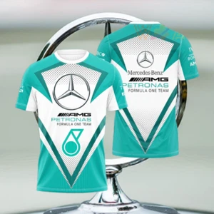 Mercedes AMG Petronas F1 Team T-Shirt 3D S37, Gift For Fans Love Car - Picture 1 of 7