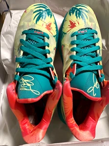 Nike Lebron IX Bajo Blanco Lima/Mango Brillante/Nuevo Verde 8.5 D (M) - Imagen 1 de 5