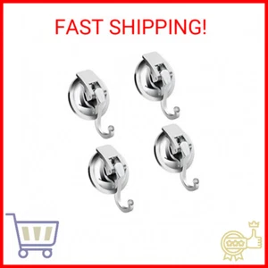 Heavy Duty Vacuum Suction Cups Hooks (4Pack) Specialized for Kitchen&Bathroom&Re - Picture 1 of 2
