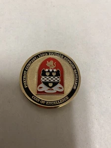Foxtrot Compant 128th Brigade Support Challange Coin  - Picture 1 of 10