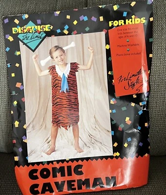 Disfraz de hombre de las cavernas cómic para niños de Disquise unisex Foto 1 de 3