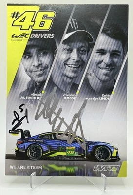 VALENTINO ROSSI SIGNED OFFICIAL WEC 2025 AUTOGRAPH CARD - Image 1 of 3