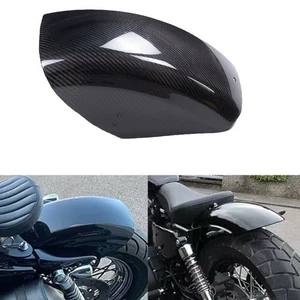 Carbon fiber Rear Fender For Harley Sportster Bobber Cafe XL883/1200 X48/72 Dyna - Picture 1 of 13