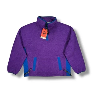 Outdoor Afro + REI Co-op 1/4 Zip Fleece Pullover Sweater Womens Medium • NWT - Picture 1 of 7