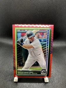2025 Donruss Baseball Edgar Martinez Optic Red /99 #10 Mariners - Picture 1 of 2