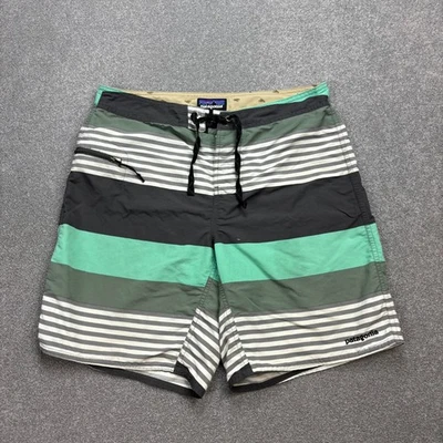 Pantalones cortos Patagonia Trunks Adulto W32 Gris 19" Entrepierna Wavefarer Hombres* Foto 1 de 4