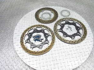 2014 12-15 Suzuki VStrom 650 DL650 OEM Rear Front Brake Rotors Discs Bolts - Picture 1 of 9