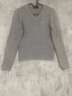 Vintage Hurley Sweater Womens Small Grey Y2K Skater Streetwear Knit - Image 1 of 4