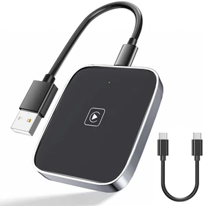 Wireless CarPlay Adapter for Apple iPhone Used to Convert Wired Connections I... - Afbeelding 1 van 8