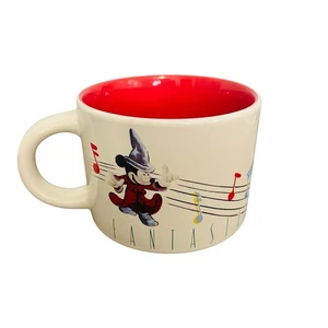 Disney Fantasia Coffee Mug Cermaic Mickey Mouse Enchanted Brooms Collectible - Picture 1 of 8