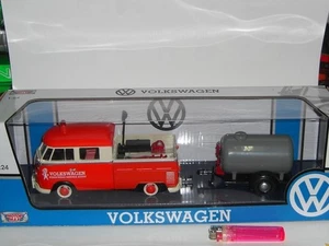 Motor Max Wagen2 Service Pickup Oil Tank Trailer 1/24 Minicar - Picture 1 of 1