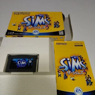 Game boy Advance GBA THE SIMS Electronic Arts USED Japan Free Ship Very Good - Image 1 of 4