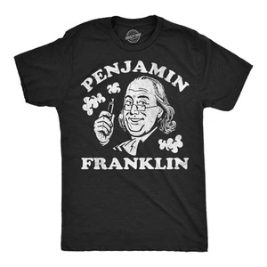 Camisetas divertidas para hombre Penjamin Franklin sarcásticas 4 de julio novedad gráfica - Imagen 1 de 7