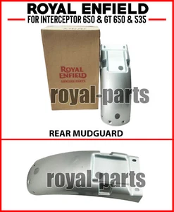 Royal Enfield "REAR MUDGUARD" For Interceptor 650 & GT 650 & GT 535 (FENDER) - Picture 1 of 17