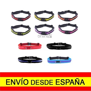 Riñonera Deportiva Doble Cremallera Running Bolsa Varios Colores a Elegir nt - Imagen 1 de 26