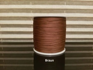 Spannschnur Schnur für Plissee Rollo Jalousien 0,8 mm Braun 15 m Cosiflor - Bild 1 von 1