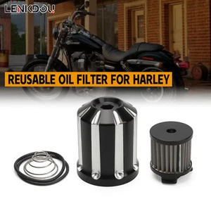 1 Reusable Oil Filter Replacement Fitting For Harley Dyna Touring Evo - Picture 1 of 12