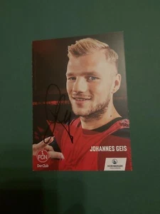 1.FC Nürnberg , J. Geis , Autogrammkarte , Fussball - Bild 1 von 1