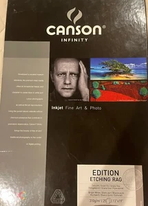 Canson Infinity Rag graphique Smooth Matte Photo Paper (13x19"), 21/25 Sheets - Picture 1 of 2