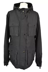 ALPHA INDUSTRIES Black Windbreaker Jacket size L Womens Outdoors Outerwear - Picture 1 of 5