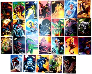 Marvel Fleer Ultra Spiderman 1995 conjunto base de 26: #2-62 no consecutivo - Imagen 1 de 2