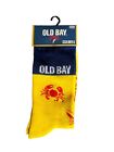 Odd Sox Old Bay Crab Lobster Shrimp Novelty Crazy Socks Gift Mens Size 6-12 Crew