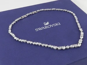 Swarovski Mixed Shape Tennis Necklace, 15" - Picture 1 of 6