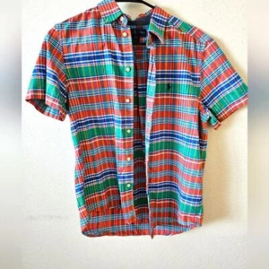 Ralph Lauren Colorful Plaid Youth Shirt Size Large.. - Picture 1 of 14