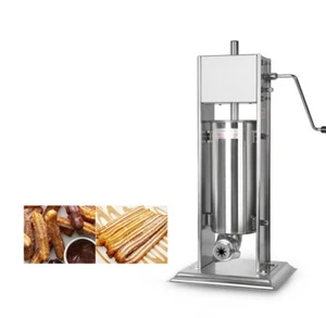 Manual Churros Maker 5L Vertical Spanish Churrera Machine Stainless Steel - Picture 1 of 12