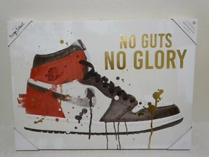 Design District Studio Art (Jordan 1) "No Guts No Glory" 28×20×1.5 New - Picture 1 of 11