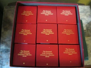 HUMMEL GOLD WEIHNACHTSSCHMUCK KONVOLUT 27 IN ORIGINALKARTONS MIT KERAMIK - Bild 1 von 13