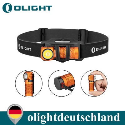 Olight Perun 2 Mini Stirnlampe 1100 Lumen Wiederaufladbare Kopflampe - Orange