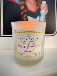 Personalised Gift Soy Wax Candle 20cl Glass Celebration Present