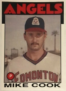 1986 Topps Mike Cook Rookie Custom Cards That Never Were Angels Minnesota Twins - Picture 1 of 3