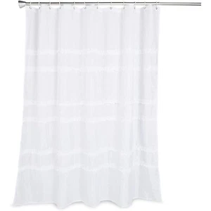 Farmhouse Shower Curtain Set with 12 Hooks Rustic Bathroom Decor 72 x 72 in - Picture 1 of 6