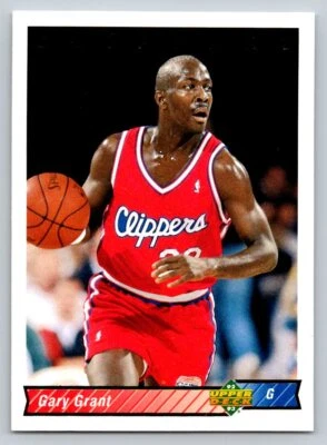 1992-93 Upper Deck #203 Gary Grant Los Angeles Clippers - Image 1 of 2
