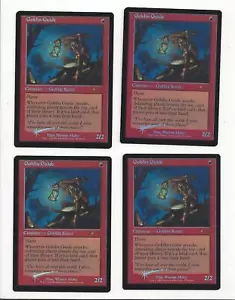 MTG GOBLIN GUÍA MARCO RETRO LÁMINA PROMOCIÓN x 4 Magic Gathering 2021 casi nuevo - casi nuevo - Imagen 1 de 1