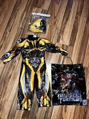 Transformer Bumblebee NUEVO Niño Pequeño 2T Disfraz Muscular Halloween 2017 Foto 1 de 4