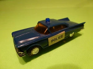 MADE IN HONG KONG - VINTAGE AMERICAN POLICE CAR -BLUE 1:60?- VG - PLASTIC - 248 - Picture 1 of 1